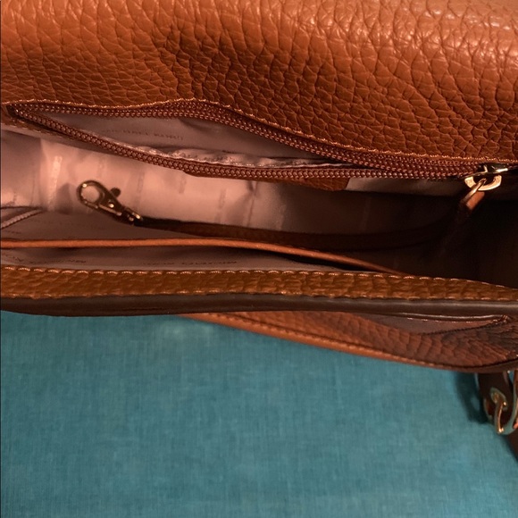 NWOT Michael Kors Brown Leather Cooper cross body - Picture 4 of 8